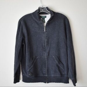 Lauren Ralph Lauren jacket gray distress size L/P